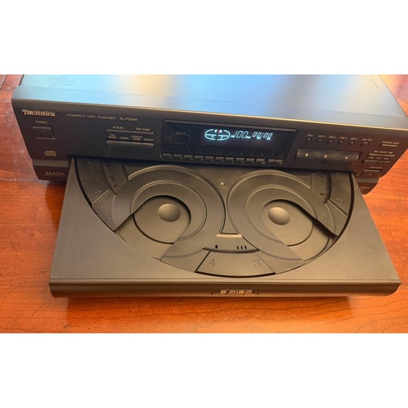 Technics Other - Technics SL-PD868 5-Disc CD Changer Player MASH Digital Servo System — Tested